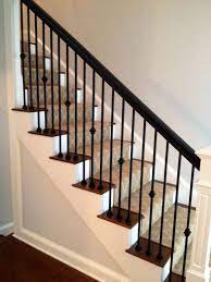 15 Incredible Wood Stairs Railing Design For Your Home Stair Railing Design Iron Stair Railing Metal Stair Railing