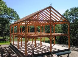 Construction guide and phone support. Post And Beam Construction Building With Wood Vermont Timber Works