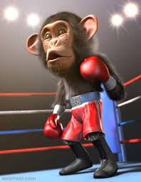 25 Best 3d Animals And Character Design Examples For Your Inspiration Monkey Art Monkey Wallpaper Funny Art