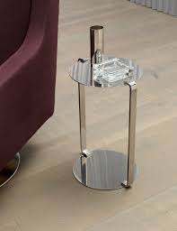 Contemporary Side Table Air Casadesus Stainless Steel Round
