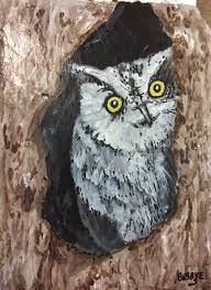 #guuhdrawings how to draw step by step easy drawing tutorial como desenhar passo a passo tutorial desenho simples fácil hoe. Owl Hiding In A Hole Of A Tree Painted Of A Roof Slate Owl Painting Tree Painting Art