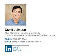 Email Signatures For University College And School Students Newoldstamp Student Email Signatures School Student