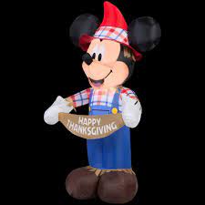 See more ideas about mickey mouse balloons, macy's thanksgiving day parade mickey mouse month continues here at tulgey wood, and today mickey helps us celebrate thanksgiving day. Gemmy 3 5 Ft H Inflatable Mickey As Scarecrow G 70460 The Home Depot