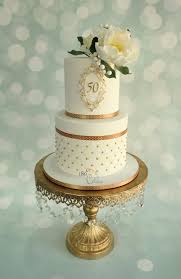 Retirement is a big milestone. Elegant Gold Simple 50th Birthday Cake Novocom Top