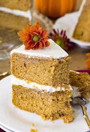 Pumpkin Cake With Cream Cheese Frosting The Recipe Critic Cake Desserts Desserts Yummy Cakes