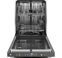 GE Appliances 24" Built-In Bar Handle Dishwasher with 45 dBA Quiet Package  in Fingerprint Resistant Slate