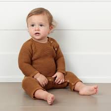 Organic Cotton Classic Knit Baby Romper Zestt Llc