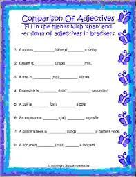 It intends to inspire learners to learn the concepts and to. Comparison Of Adjectives Worksheet 3 Estudynotes