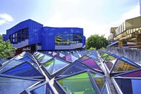 The city is split in two by the rhine. University Of Konstanz