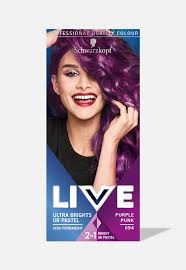 We found the best temporary hair dyes on the market to take for a spin. Schwarzkopf Live Ultra Brights 094 Purple Punk Semi Permanent Hair Dye Missguided Ireland