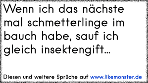 Wenn Ich Das Nächste Mal Schmetterlinge Im Bauch Habe Sauf Ich