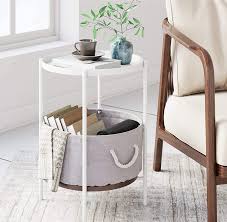22 Things To Help Turn Any Space Into A Cozy Reading Nook In 2020 Side Table With Storage Side Table Wood Round Wood Side Table