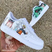 Custom Nike Air Force 1 Naruto Custom Air Force 1 Custom Nike Custom Nikes Custom Shoes Custo In 2020 Naruto Shoes Nike Air Shoes Jordan Shoes Girls