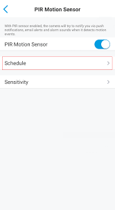 The off position will be white. How To Set Up Pir Schedule Via Reolink App Reolink Support