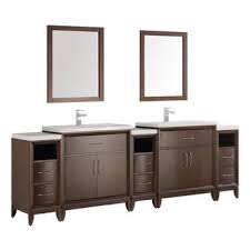 Cambridge 96 Double Sink Traditional Bathroom Vanity W Mirrors Set By Fresca Kitchensource Com