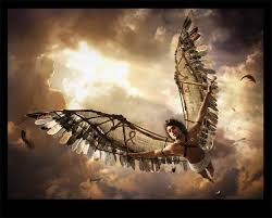 Icarus online is a 3d action mmorpg immerse yourselves in an epic journey with many options of classes, capture and collect mythical beasts, tame and ride winged beasts into battles in the skies. Flight Of Icarus Origin When Daedalus Tried To Escape The Labyrinth With His Son Icarus They Used Wings Made Of W Mythology Mythology Tattoos Greek Mythology