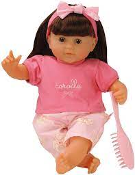 Corolle Les Classiques Classic Baby Doll Chouquette Brunette 14 Inch Dolls Amazon Canada