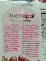 Nopales are a form of cacti, so they are very fibrous and contain a great deal of dietary fiber. True Nopal Cactus Water 4 33 8 Ounce Bottles Costcochaser