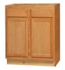 It's possible you'll discovered another hardwood kitchen cabinets cost better design ideas. Kitchen Kompact Chadwood 30 X 34 5 Oak Sink Cooktop Base Cabinet At Menards