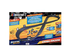 Nascar racing wheel rev n roll steering wheel for kids toys, boy games sound effects light up display ages 3 up toddlers. Adventure Force Crash Racers Figure 8 Circuit Walmart Com Walmart Com