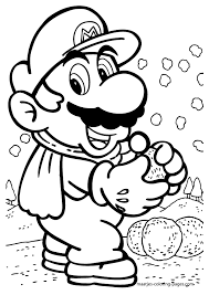Definitely, your son will like to paint the black and white mario character alone. Free Printable Mario Coloring Pages For Kids Mario Coloring Pages Super Mario Coloring Pages Coloring Pages