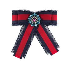 Gucci Web Grosgrain Bw Brooch Grosgrain Bows Jewelry Fashion Trends