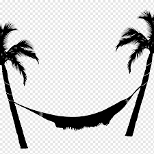 Hangematten Arecaceae Kokospalmen Arecaceae Arecales Schwarz Und Weiss Png Pngwing