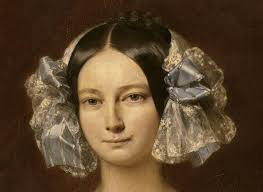 Helene of Mecklenburg-Schwerin, Duchess of Orleans with her son the Count  of Paris, 1839