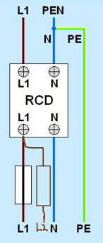 Erde ist im verteilerkasten mit blau gebrückt. Fi Schutzschalter Mit 2 Sicherungen Anschliessen Foto Wie Korrekt Strom Elektrik