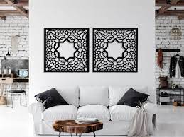 Decorative Stylish Wooden Decor Alhambra 60 Cm Arabesque Decor Decorative Moroccan Wall Panel Wood Wall Art Ornament Arabic Islamic Wood Wall Art Decor Islamic Wall Decor Wood Wall Art