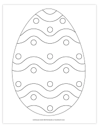 School's out for summer, so keep kids of all ages busy with summer coloring sheets. Free Printable Easter Egg Coloring Pages Easter Egg Template