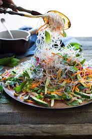 Vietnamese Vermicelli Salad With Chili Vinaigrette Recipe Healthy Recipes Vermicelli Salad Vietnamese Vermicelli Salad