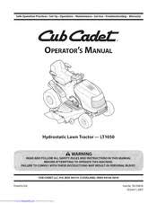 Information on cub cadet lawnmower parts and accessories. Cub Cadet Lt1050 Manuals Manualslib
