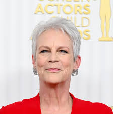 Jamie Lee Curtis, 64, Stuns in a Plunging Red Gown at SAG Awards