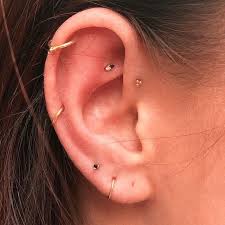 upper helix mid helix faux rook forward helix and triple lobe piercings jewellery change on rook piercing jewelry triple lobe piercing faux rook piercing