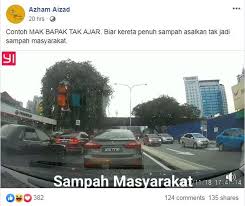 Check spelling or type a new query. Kanak Kanak Buang Plastik Luar Tingkap Kereta Yang Dewasa Biarkan Saja Pemandu Ini Beri Pengajaran Jangan Jadi Sampah Masyarakat Viral Mstar