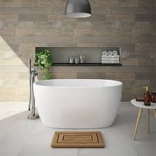 Stand alone bath tub bathtub inside shower minimalist stand alone tub standalone bathtub home design ideas. Snowden 1300 Small Modern Freestanding Bath Victorian Plumbing Uk