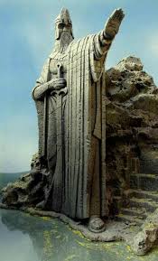 The Gates Of Argonath Or The Pillars Of Kings Was A Statues Of Isildur And Anarion Built To Honor Gondor S Former Kings In 2020 Lord Of The Rings The Hobbit Lotr