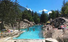 swimming pool les marecottes outdoor indoor pool in salvan les marecottes valais switzerland