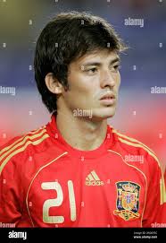 Spain's David Silva lines up before a Euro 2008 qualifying soccer match  against Northern Ireland at the Gran Canaria stadium in Las Palmas, Gran  Canaria island, Spain, Wednesday Nov. 21, 2007. (AP