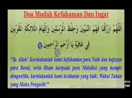 Segala keluh kesah, kebingungan, hingga kesulitan dan meminta kemudahan dalam segala urusan dapat ditungakan dalam doa tersebut. Wajib Nonton Doa Agar Mempunyai Otak Yang Cerdas Youtube