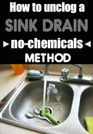 Allow your sink to drain completely. How To Unclog A Sink Drain No Chemicals Method Cleaninginstructor Com