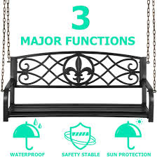 99 $30.00 coupon applied at checkout save $30.00 with coupon Buy Patio Swing Bench Garden Bench For Patio Outdoor Bench Metal Bench Park Bench Cushion For Yard Porch Clearance Work Entryway Online In Indonesia B08xxg5dbf