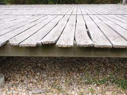 Desserte pour planchas eno 45,60 ou 75 avec : Terrasse En Robinier Faux Acacia Avec Deformations