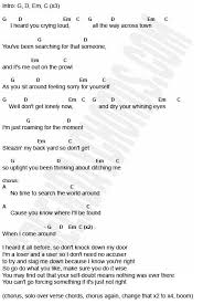 When I Come Around By Green Day Chords And Lyrics Guitar Chords For Songs Guitar Lessons For Kids When I Come Around