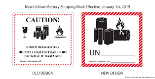 Our lithium batteries labels meet dot, icao and iata labeling requirements for shipping lithium batteries. New Lithium Battery Mark Required January 1st 2019 Aslabeled