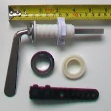 Cistern lever holes stoppers blanking plugs. Chrome Toilet Cistern Lever For Curved Cisterns 08000419
