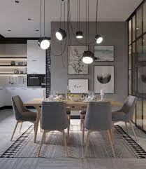 Aim Multi Light Pendant For Flos Lighting Pl364 3 Dining Room Design Modern Grey Dining Room Dining Room Industrial
