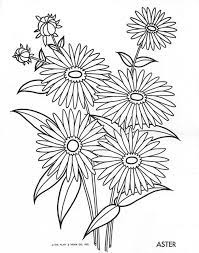 Flowers To Color Q Is For Quilter Flower Coloring Pages Flower Drawing Coloring Pages