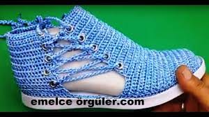 Orgu Ayakkabi Yapimi Con Imagenes Como Hacer Zapatos Tejidos Zapatos Tejidos A Gancho Zapatos De Ganchillo